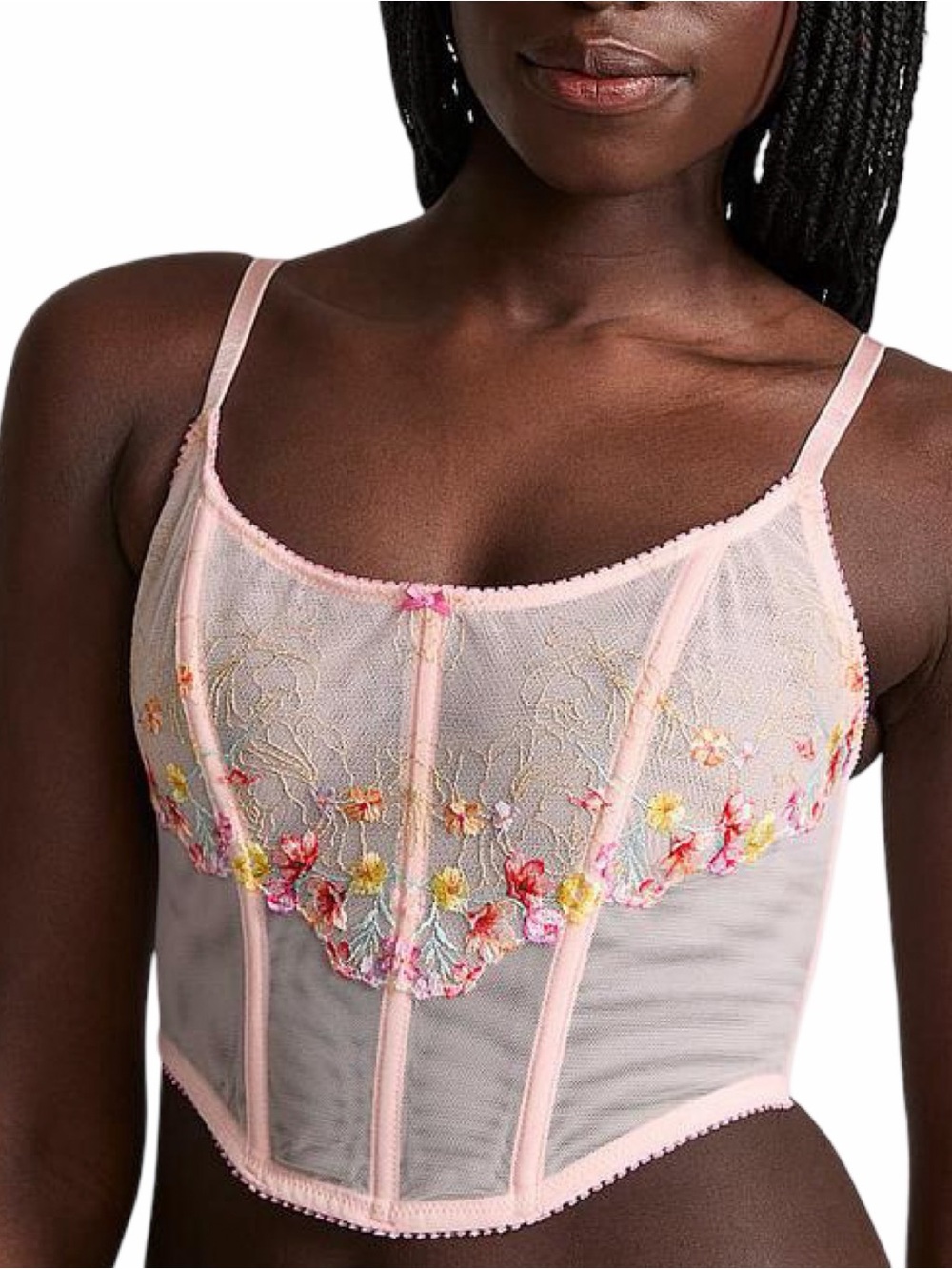 Victoria’s Secret Dream Angels Bloom Embroidery Corset Top - Size XS